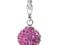 Charm Kula różowa SWAROWSKI ELEMENTS
