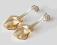 kolczyki Swarovski sr.925 Cosmic Golden Shadow 14