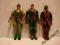 G.I. JOE figurki 3szt.