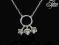Srebrny naszyjnik charms - piękny prezent - pr.925