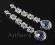 ArtSowa SWAROVSKI kolczyki ŚLUBNE crystal AB