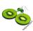 kiwi owoce kolczyki decoupage, promocja 3+1 gratis