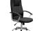 A61 FOTEL BIUROWY SKORA SKORZANY CZARNY