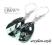 ARSYLION kolczyki Swarovski Silver Night SREBRO
