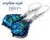 ARSYLION kolczyki Swarovski Bermuda Blue NOWOŚĆ !!