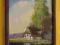 NAD JEZIOREM - obraz 20 x 30 - sygnowany w ramie