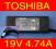 A ORYGINALNY TOSHIBA 19V 4.74A fv gwr w-wa NOWY