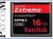 SanDisk karta Compact Flash Extreme 16GB Sklep FV