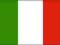 Flaga Italia 90x150ncm Flagi zestaw 4 flag