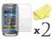 FOLIA FIRMOWA 2 szt NOKIA 500 C3-01 C5-03 C5 C6 C7