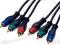 Kabel 3xRCA/3xRCA 1,5m Component video RGB 2 (762