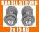 HANTLE ŻELIWNE 2X 15KG STRONG + RĘKAWICZKI + EBOOK