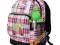 Plecak Mona 15 Plum Checker  CAMPUS Kurier GRATIS