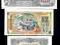 ZESTAW 6 BANKNOTÓW KOREA PÓŁNOCNA 1947 P5-P10 UNC