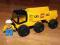 Lego roboty drogowe pojazd z ludzikiem