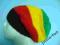 RASTA  *  CZAPKA  *  BERET  *  czarna , czerwona ,