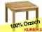 Stolik drewniany z drewna 100% Orzech 60x60 KURIER