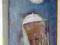 ikona Papież Jan Paweł II decoupage akryl