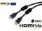 Kabel HDMI v1.4 FullHD 1080p 3D 19PIN 3.0m Gold