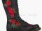 DR MARTENS VONDA PIĘKNE HAFTOWANE RÓŻE r. 4(37)