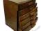 DUŻA DREWNIANA SZKATUŁA SZKATUŁKA 5 SZUFLAD MSY90