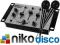Karaoke PRO Mikser 3 kanały 2x mikrofon dynamiczny