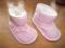 cieplutkie kozaczki eskimoski różowe mukluki 9-12m