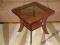 STOLIK KWADRATOWY SZYBA z szybą / stoliczek / ława