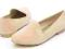 Nowość_mokasyny loafers Leo7 nude suede 8/41