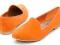 Nowość_ mokasyny loafers Leo7 orange suede 6/39