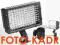 Lampa 126 led do kamer 4 FILTRY + mocow. na statyw