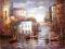 A-art1 Obraz olejny 90x120 DUŻY PIĘKNA WENECJA
