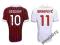 AC MILAN 11/12 KOSZULKA HOME/AWAY + NADRUK XL