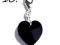 Zawieszka Serce Charm Swarovski Heart Jet. Charms