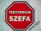 TABLICZKA STOP TERYTORIUM SZEFA
