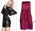 SUKIENKA H&M bordo HM 44 elegancka brokat BAL