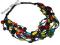 NASZYJNIK - WIELOKOLOROWE - 50,5 cm  NOWOŚĆ