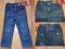 NOWE spodnie jeans C&A hafty r. 98 cm