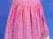 Śliczna różowa sukienka w kratkę SAMARA USA r. 116