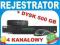 REJESTRATOR 4CH BCS 0404 LE-AN + DYSK 500GB LE-AN