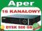 REJESTRATOR Aper PDR-XM3016 NA 16 KAMER HDD 500 GB