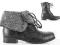 MILITARNE WORKER BOOTS WYWIJANE CZARNE 40