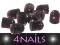 4nails - KAPTURKI do PEDICURE 13mm - 10szt