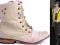 !!! BUTY WORKER BOOTS WIAZANE WI206 BEIGE EKO 39