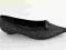 balerinki w szpic BLACK brokat SALE 70%%  _ _ 37