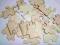 DECOUPAGE PUZZLE Z DREWNA O WYMIARZE 15cm/10cm