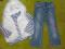 Spodnie jeansy NEW LOOK wycierane RURKI 104