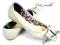 #164 Eleganckie Balerinki Oryginalne szary r39