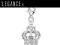 Srebrny charms korona YES VERONA dost. GRATIS