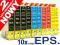 10x TUSZ EPSON T0711-0714 D78 D92 DX7450 SX20 SX21